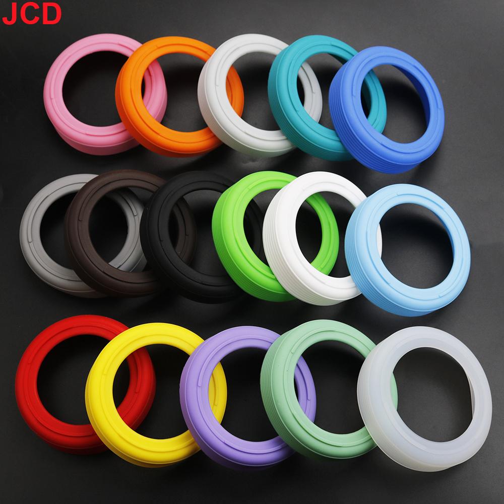 1piece 9CM 23G Colour Threaded Soft Silicone Cup Bottom Cover Wear Resistant Ring Sleeve Sheath Anti Slip Good Toughness Elastic