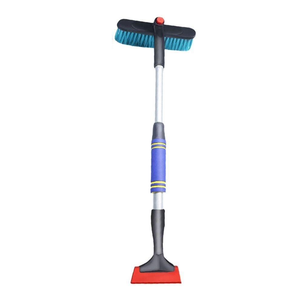 Universal Quick Clean Car Ice Scraper 2-in-1 Multifunctional Windshield Snow Brush Windshield Ice Breaker Vehicle Maintenance