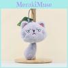 Plushie Cat Mini Keychain With Pp Cotton Stuffing For Bag Keychains Accessories