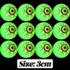 30/5Pcs Funny Bouncy Eyeballs Glow In The Dark Scary Green Eye Balls Halloween Haunted House Thematic Decorations Party Supplies