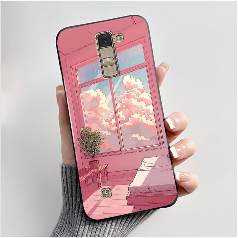 Casing For LG K10 2016 Super-Thin Slim Case Shockproof Bumper Luxury Cute Cool Boys Girls Black Matte Soft Silicone Back Cover