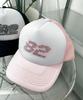 WEGO Numbered Rhinestone Mesh Size Pink Cap, Women's, F/L,