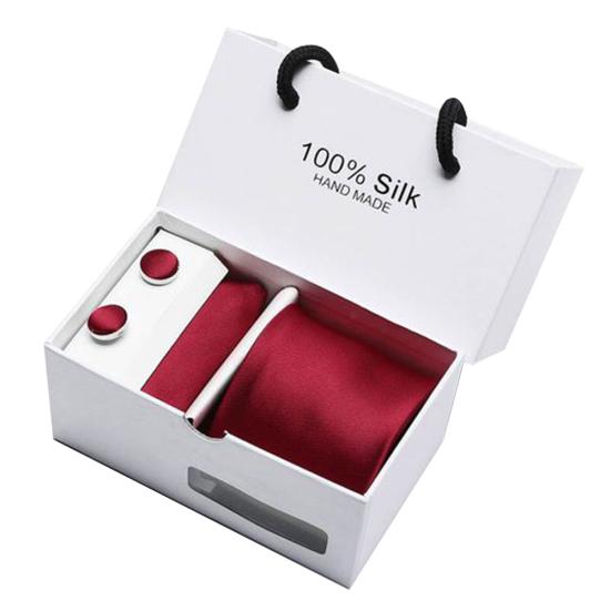 5Pcs Men Handkerchief Cuff Button Necktie Suit Wedding Party Accessories?Gift