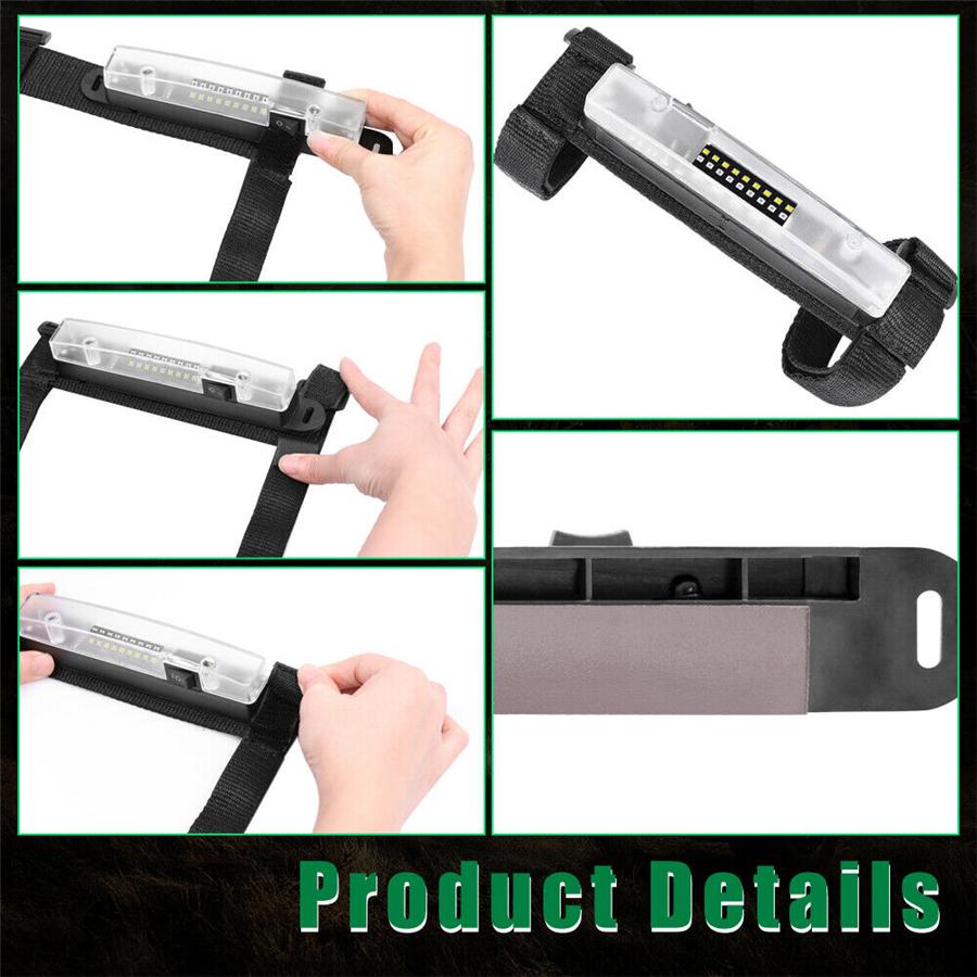 White & Green LED Roll Bar Mount Dome Light For UTV Can Am Polaris RZR Universal