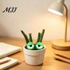 Reusable Planter Stakes 3D Printed Funny Eye Plant Stakes, Cartoon Garden Stake, Whimsical Indoor Fun Art for Potted Flowers Decor, Novelty Flower Pot