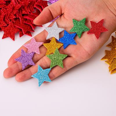 60Pieces Glittering Star Sticker Adhesive Foam Sticker Kids Reward Sticker for Card Making Scrapbooking Wall Decoration