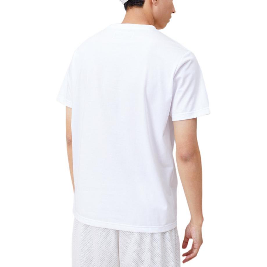 Anta Solid Color Letter Print T-Shirt Men Tops White 152221127-1