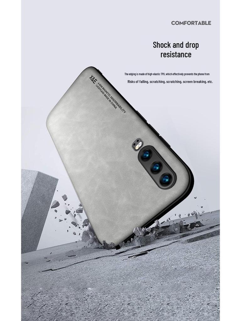 Huawei P70 Pro & Ultra Herren Business Lammleder Handyhülle