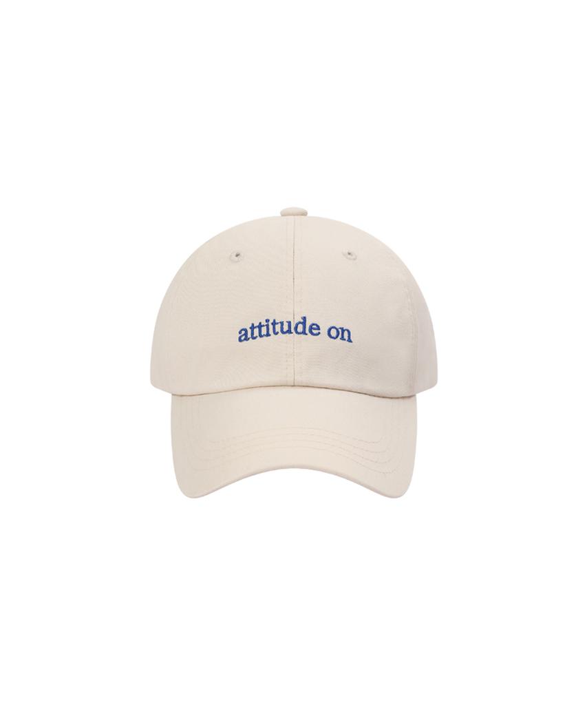 Luseupeuloodeogteu Message Lettering Ball Cap _ Ivory