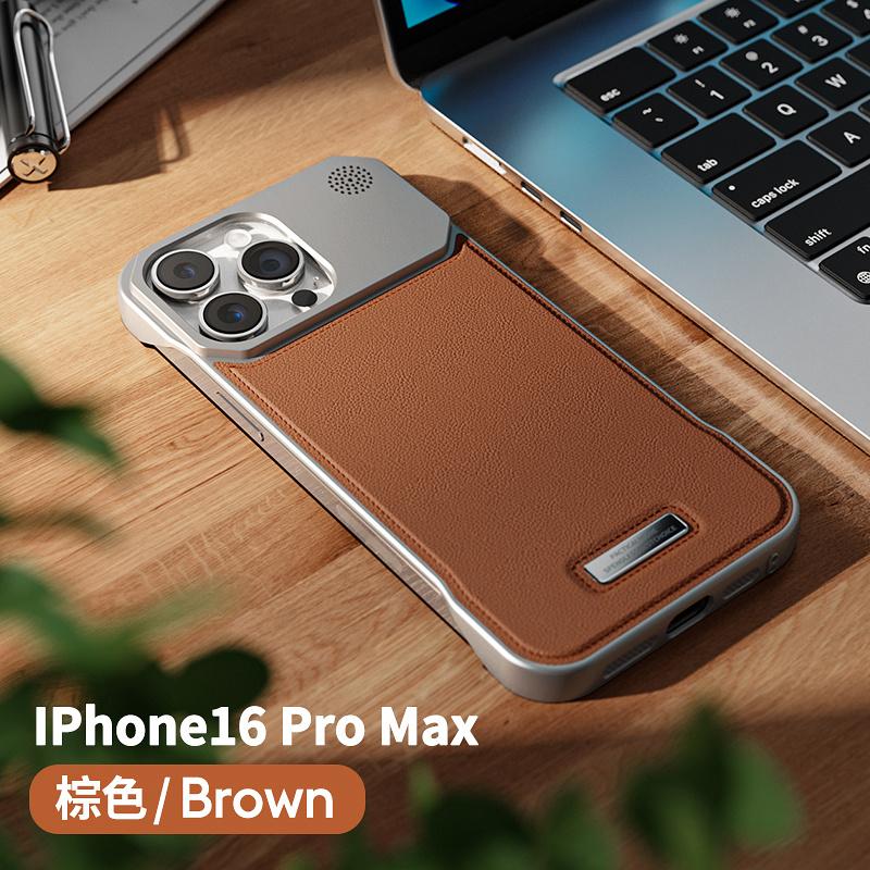 

Роскошный Магнитный Чехол-Ароматерапия из ПУ Кожи для iPhone 12 13 14 15 16 17 Pro Max Plus Беспроводная Зарядка Безрамочная Крышка For iPhone 17 ProMax