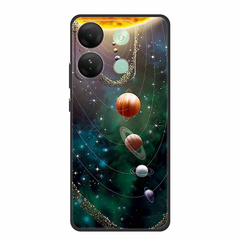 For Infinix Smart 7 HD Plus Case Black Silicone Soft Back Cover Case For Infinix Smart 7 Plus HD Phone Case Smart7 HD 7Plus Capa