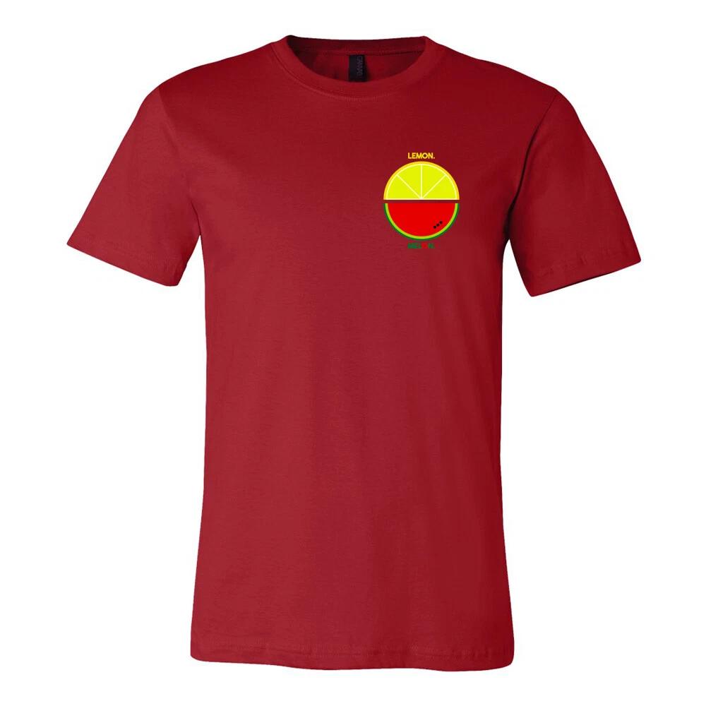 Lemon Melon Chest Minimalist Graphic Premium Soft Tee Unisex Cotton T-T-Shirt L