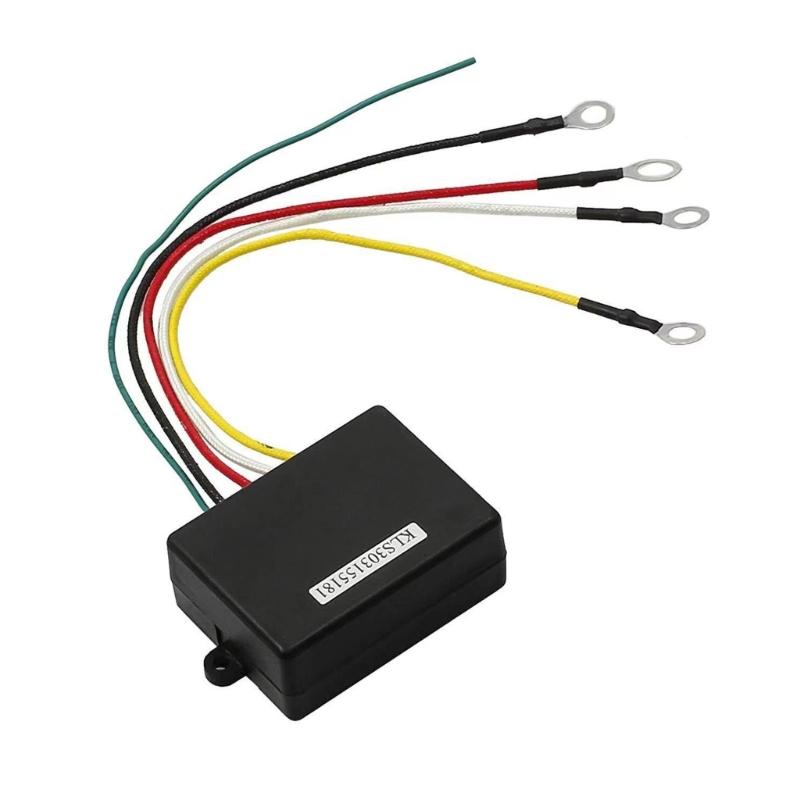 Drahtloses elektrisches digitales Seilwinden-Fernbedienungsset für LKW-Abschleppen im Gelände, 24 V 12 V Schalter-Controller-Hörer, wasserdicht