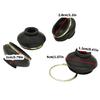 4pcs Rubber Dust Protection Covers  Joint Cover Abrasion Resistance Vehicle Dust Guard Quick Fixing for ATVs 