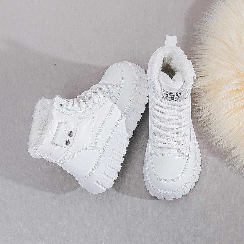 Winter new velvet high-top snow boots ins warm, non-slip and wear-resistant casual shoes ZY