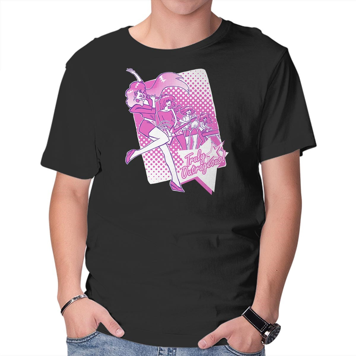 Unisex Crew Neck T-Shirt Truly Outrageous! Graphic Short Sleeve Casual Tee XXXXL