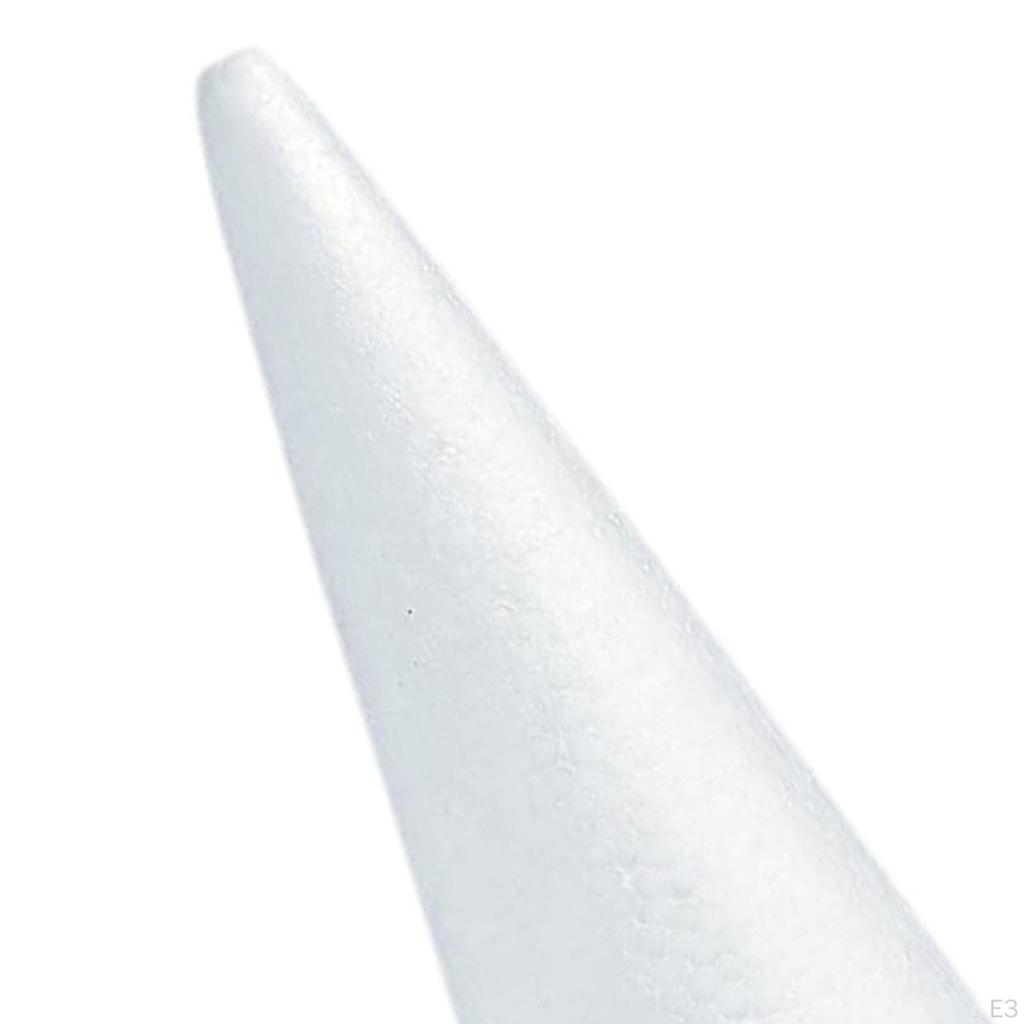 30-Pack Foam Cones for Festive DIY Creations