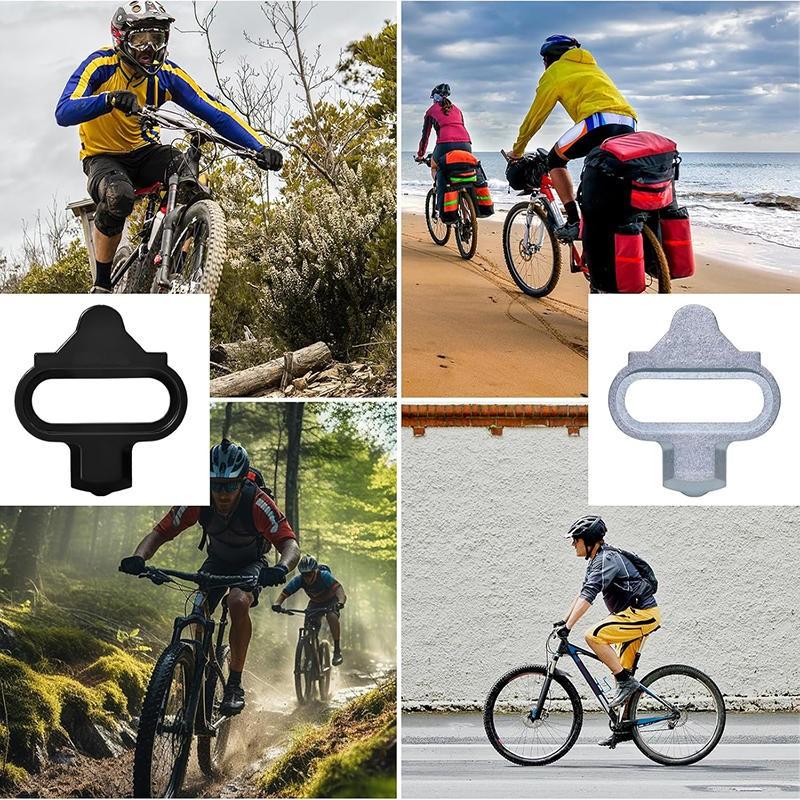 Mountain Bike Shoes Cleats MTB Cleats Multi-Release Spd Pedal Cycling Shoes Clips Set Bicycle Accessories