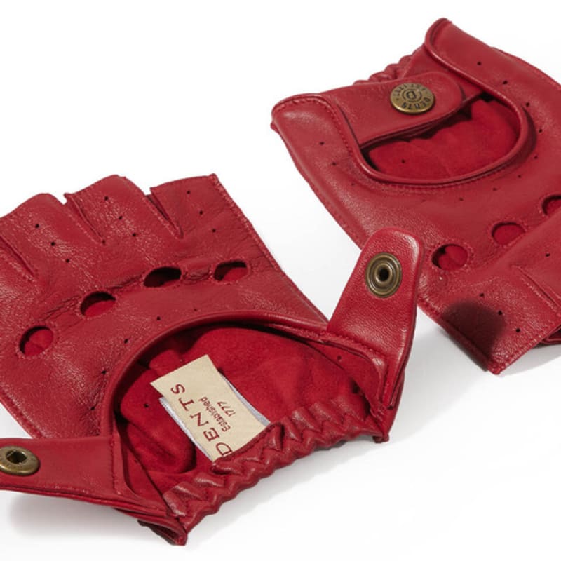 DENTS Snetterton Driving Gloves - Berry