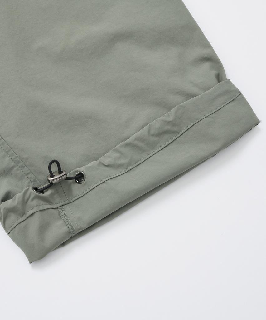 FRIZMWORKS Crispy Nylon Two Tuck Pants _ Sage Green