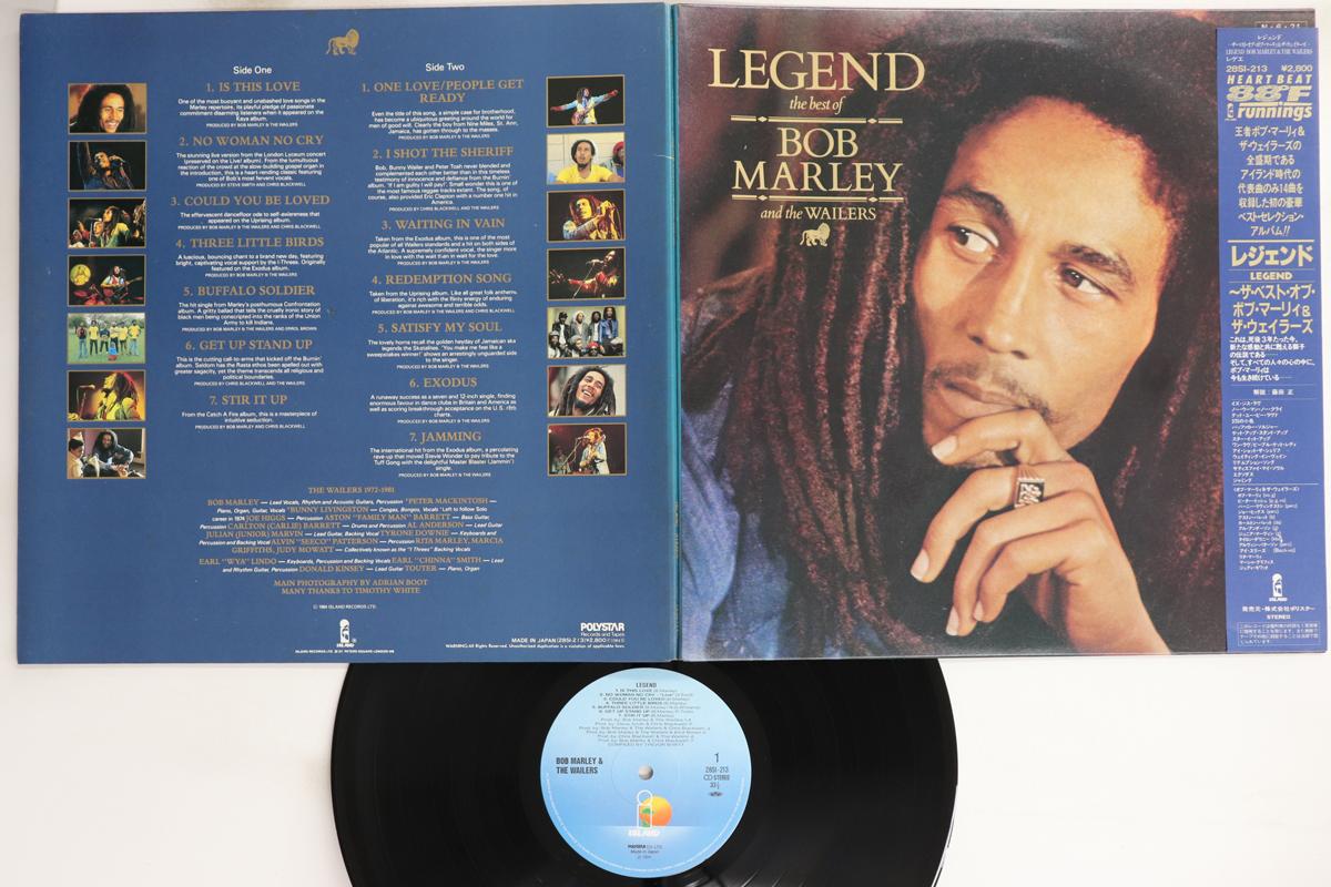 

LP Record BOB MARLEY & THE WAILERS - Legend (The Best Of Bob Marley And 28SI213 ISLAND 1984 Japan Obi Reggae, Ska & Dub Used