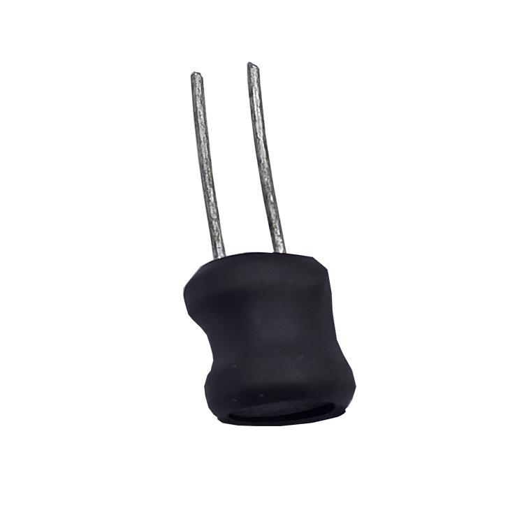Ferrite Ring Coil I-Shaped Inductor DR6*8, 10uH, 1.5A, 0.3 Wire Diam., Heat Shrink Tubing, In Stock