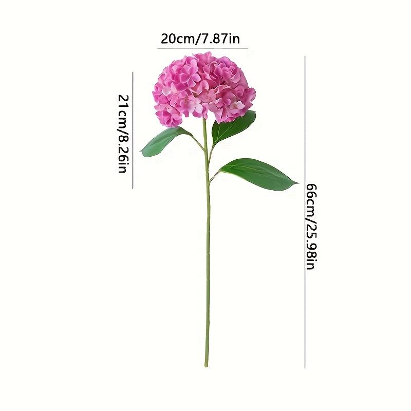 3 st Realistiska Konstgjorda Hortensiabuketter - Utomhus Konstgjorda Blommor, Lämpliga för Familj, Bröllop, Kontor och Högtidsdekorationer.