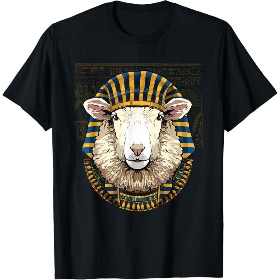 Sheep Egyptian Pharaoh Historian Archaeologist T-Shirt XXXXXL чёрный