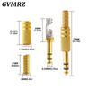2PCS 6.35mm/6.5mm 2Pole Mono Amplifier Plug 6.35 Stereo Metal Microphone jack plug-in Audio Connector for KTV