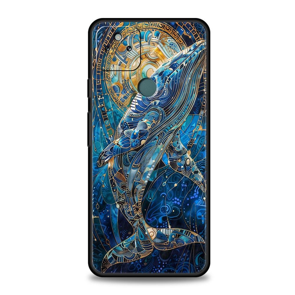 Blue Ocean Fish Phone Case Cover for Google Pixel 10 9 8 7 6 9A 8A 7A 6A Pro Shockproof Soft TPU 10 Pro XL Shell Fundas Capa Bag