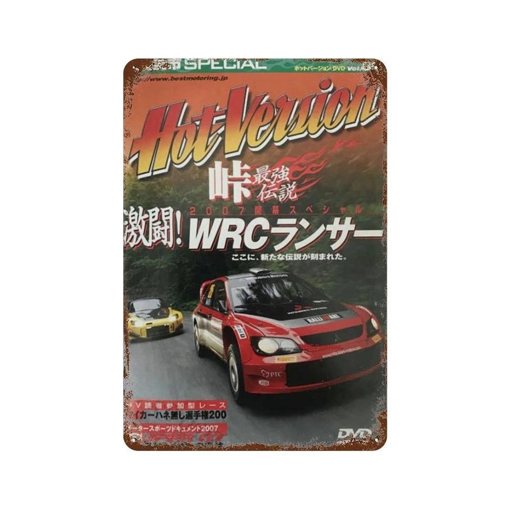 Vintage 80er Japanische Autos GTR JDM Racing Metall Blechschild Retro Plakette für Garage Club Man Cave Bar Pub Hotel Café Wanddeko