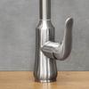 SLENDER steel standing kitchen tap