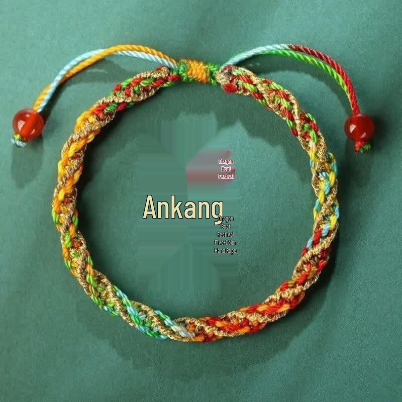 AKIRO Dragon Boat Festival Five-Color Woven Bracelet