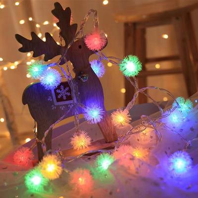 Luzes de Cordão LED Fofas de Dente-de-Leão: Decorações Coloridas, Piscantes, Estreladas para Festivais e Celebrações.