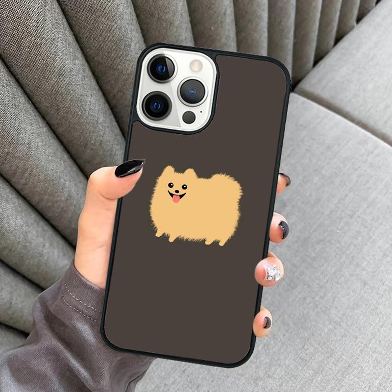 Pomeranian Watercolor Dog Phone Case For iPhone 17 Air 16 16e 15 13 14 Pro Max 11 12 Plus 2022 MAX Shell Cover coque