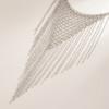 Vintage Inspired Layering Fringe Necklace Lightweight Iron Chain Offering Comfort For Extended Wear Handwoven Design