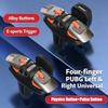 G5 4 Finger Linkage Mobile Phone Portable PUBG Game Trigger High Sensitivity Alloy Assist Key Buttons for IOS Android Controller