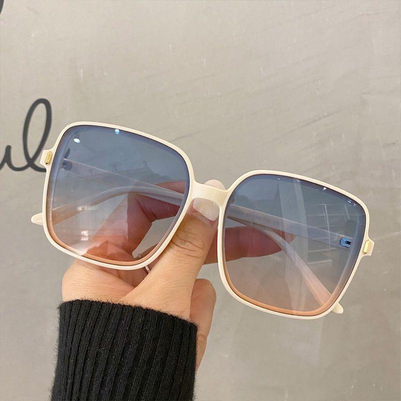 

Солнцезащитные очки для похудения с большим лицом в квадратной оправе, женские солнцезащитные очки с защитой от ультрафиолета, новые модные солнцезащитные очки для уличной съемки, круглые солнцезащитные очки для лица