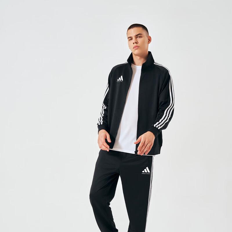 Adidas Unisex Windproof Stand Collar Running Jacket L