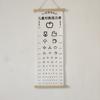 Eye Chart Multipurpose Waterproof Standardized Clear Printing Accurate Reading Eye Vision Exam Thicken Adults Kids Wall Visual Acuity Chart Canvas