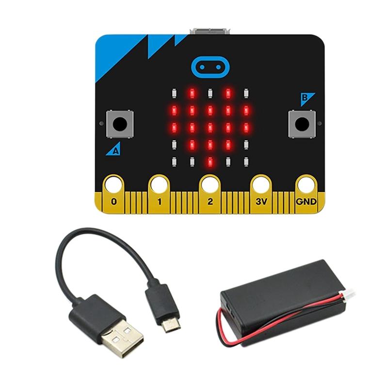 

Мікро:Плата розробки Micro Bit V1.5:Розумний автомобільний комплект Bit/Qtruck/Python Освіта BBC Microbit Програмований робот для DIY