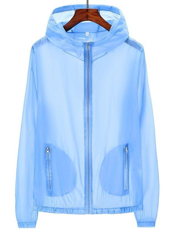 Unisex Summer Windbreaker with Custom Logo - Lightweight, Plus Size Sunscreen Jacket for Outdoor and Workwear