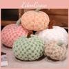 Pumpkin Lattice Pattern Plush Toy Vegetable Stuffed Doll Decoration Gift Kids