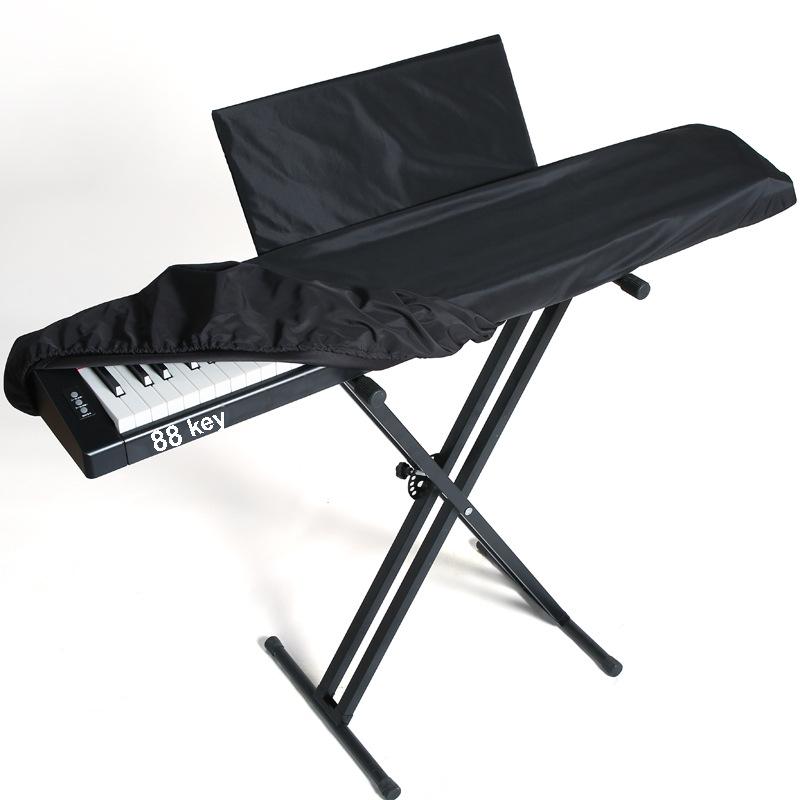 Black Dust Cover for 88-Key Electric Piano, 61-Key Electronic Keyboard, and Children's Keyboard