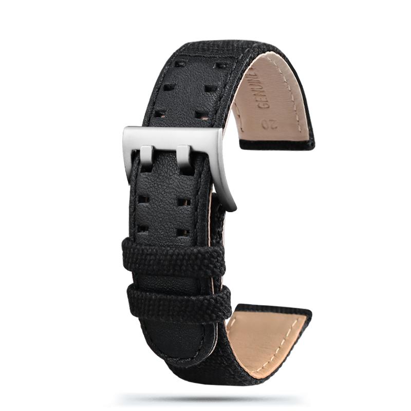 

Классический 20 мм 22 мм для Hamilton Khaki Field Watch H760250/H77616533/H70605963/H68201993 ремешок для часов из натуральной кожи нейлоновый мужской ремешок для часов 20mm