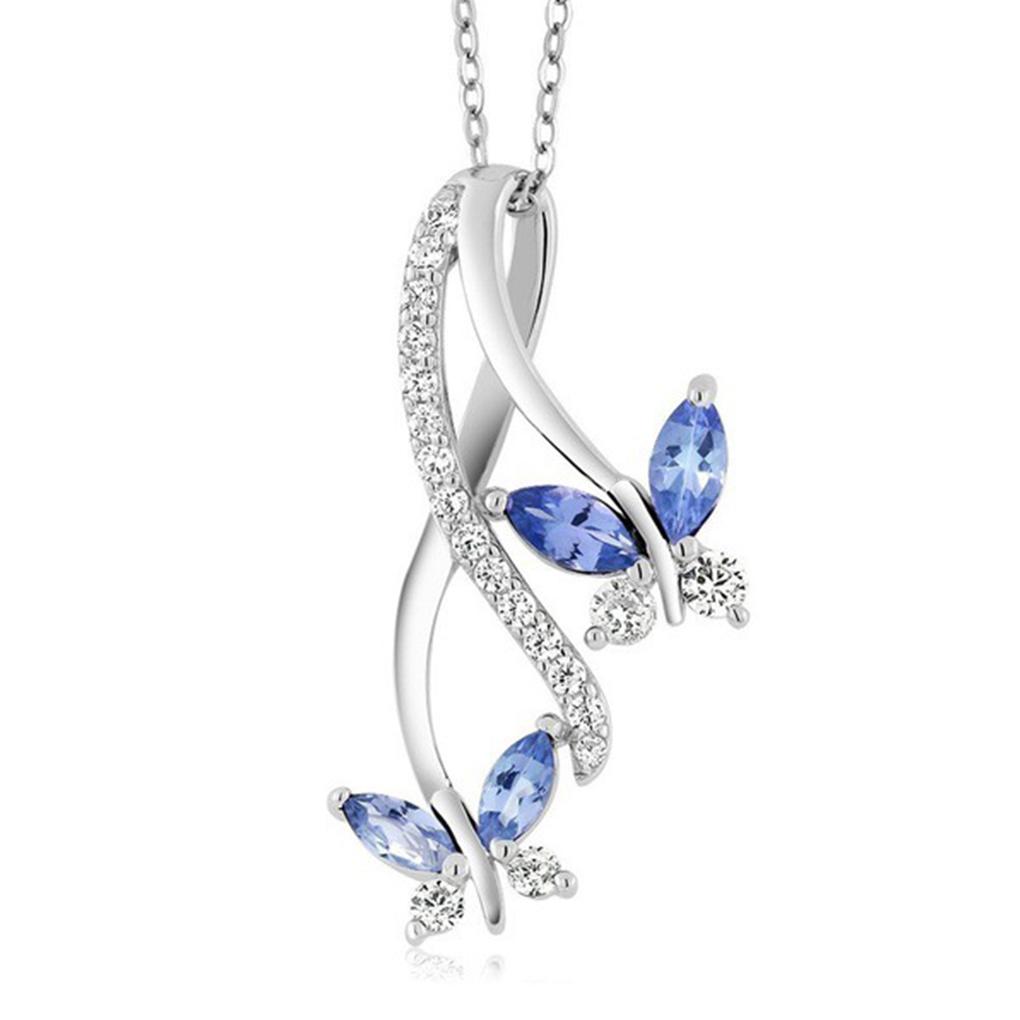 Women Necklace Decorative Elegant Exquisite Replacement Plated Unfading Girls Ladies Choker Pendant Jewelry Birthday Gift