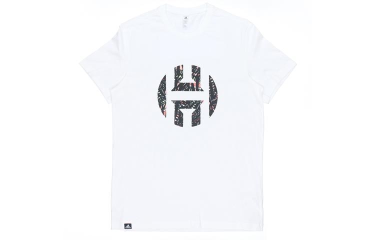 

Adidas T Shirts Men s White Crew Neck Moderate Straight Fit FM4787 S