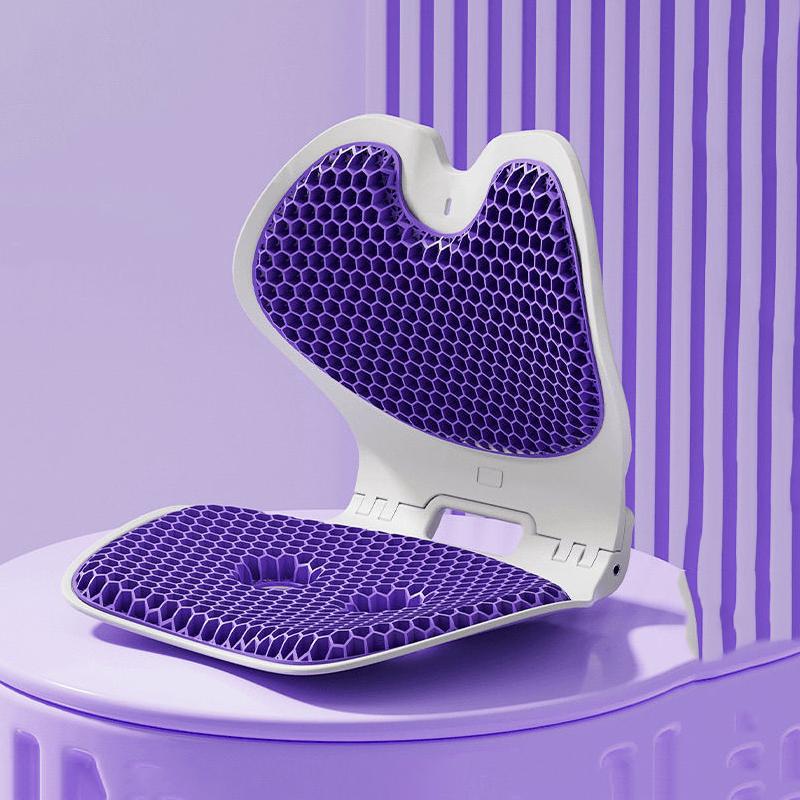 Ergonomic Foldable Lumbar Support Cushion Soft Waist Protection Pillow for Office Chair Car Seat Home Use