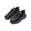 New LiNing Cushioning Anti-Slip Wear-Resistant Breathable Lightweight Rebound Low-Top Running Shoes Men's Black ARHR095-1