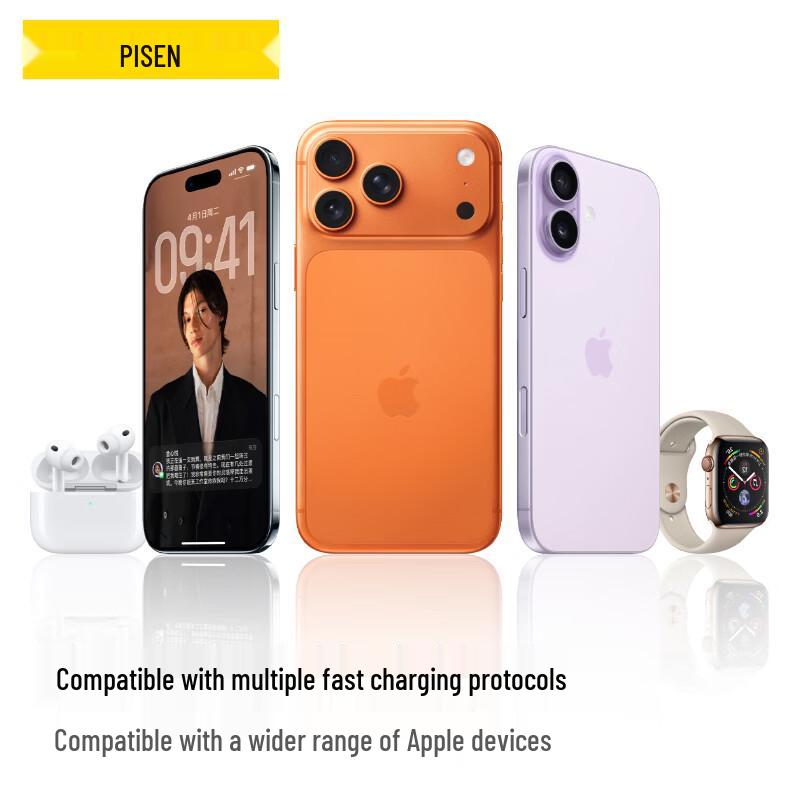 PISEN 30W GaN USB-C Fast Charger